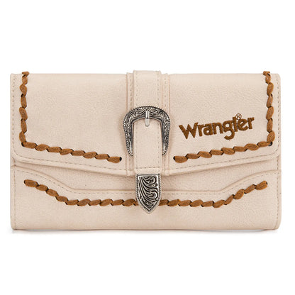 Wrangler Women's Western Wristlet Wallet – RFID Blocking Phone Clutch with Detachable Strap