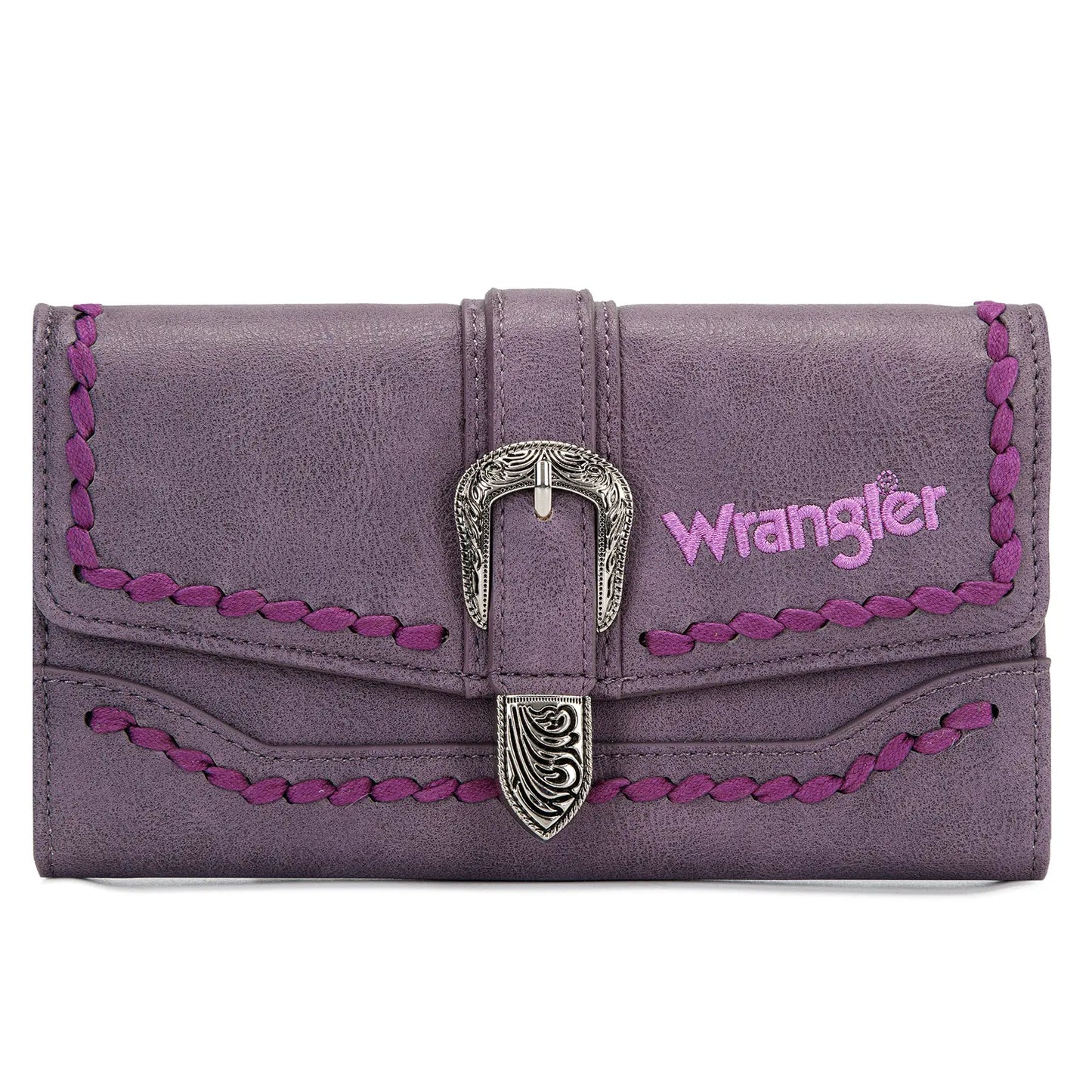 Wrangler Women's Western Wristlet Wallet – RFID Blocking Phone Clutch with Detachable Strap