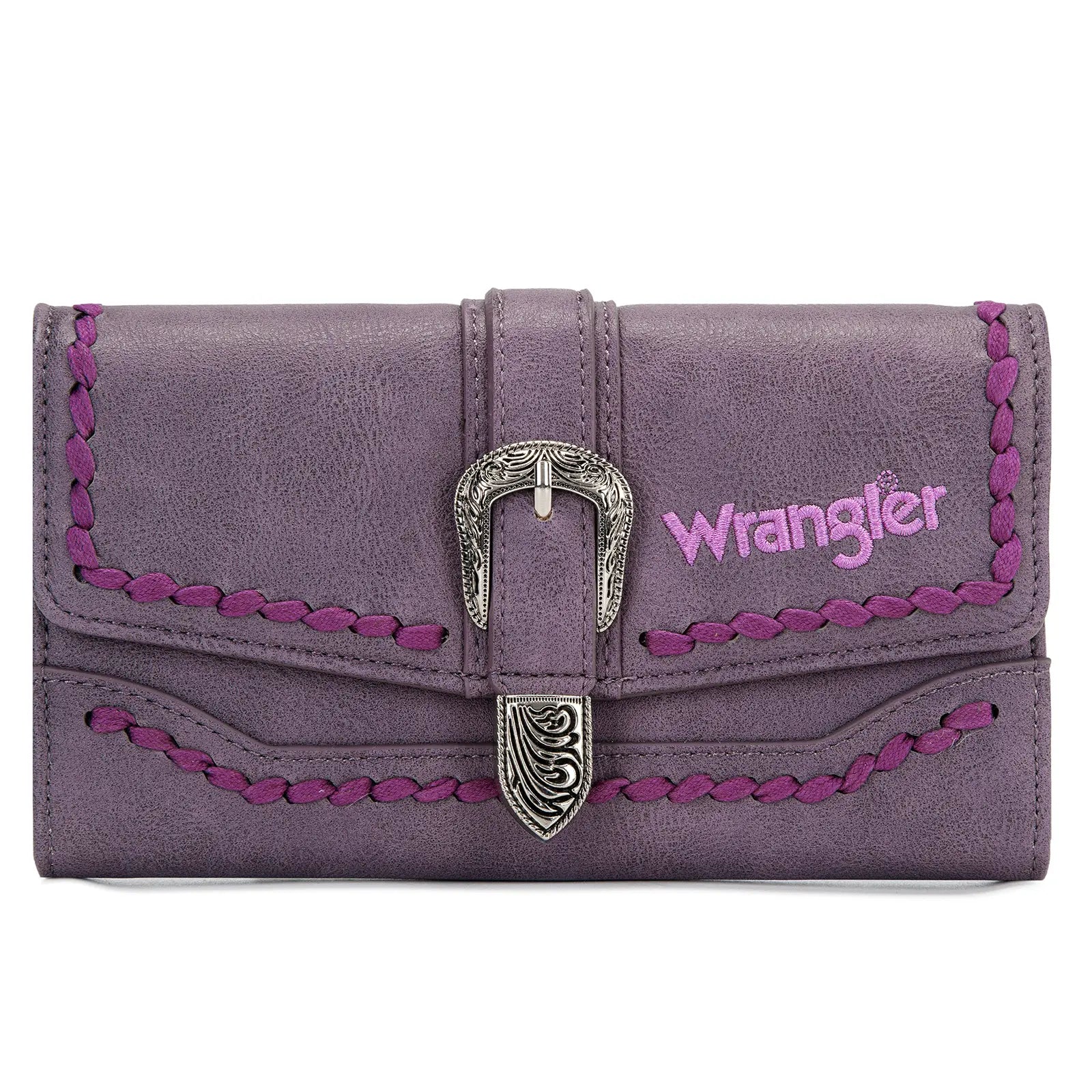 Wrangler Women's Western Wristlet Wallet – RFID Blocking Phone Clutch with Detachable Strap