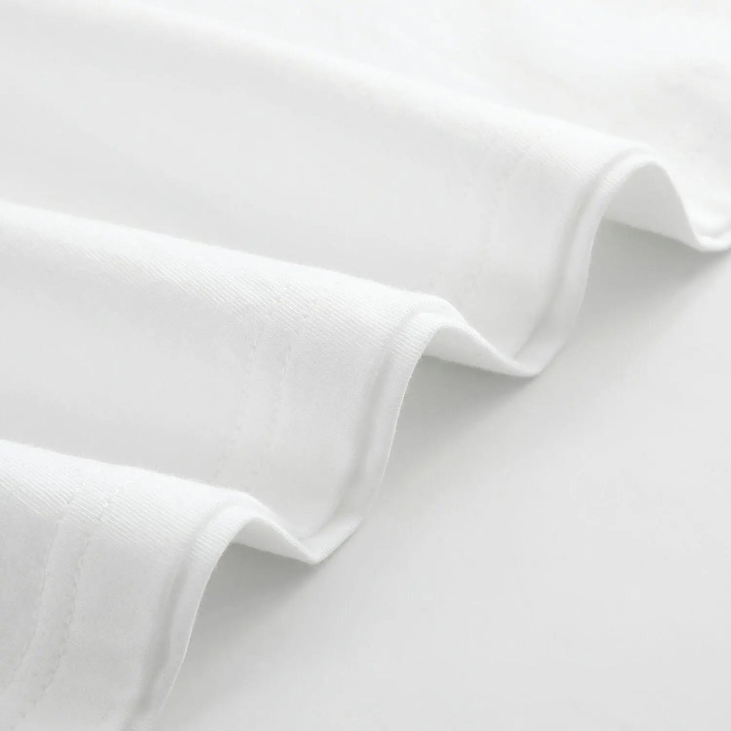 Men'S plus Size Casual 100 Cotton Short Sleeve White T Shirt with Trendy Design