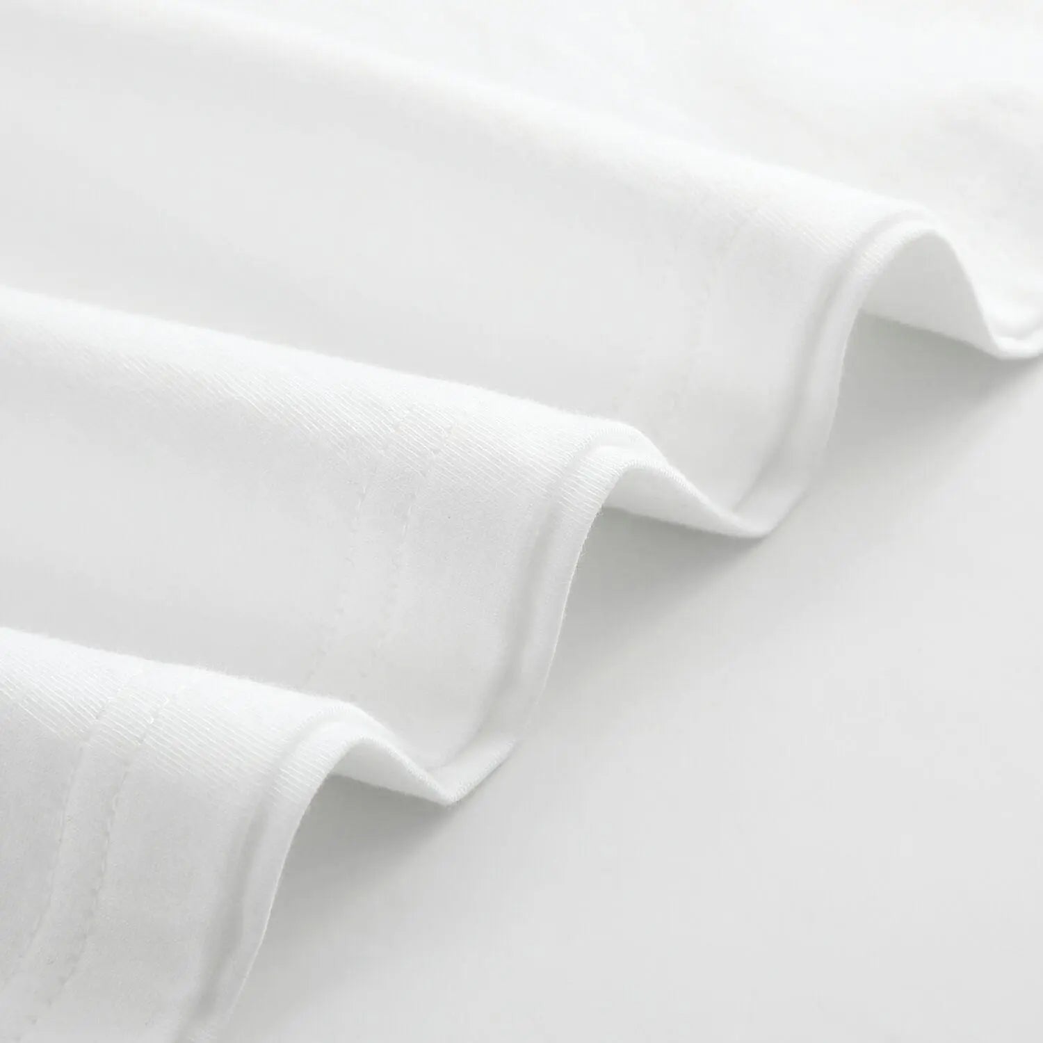 Men'S plus Size Casual 100 Cotton Short Sleeve White T Shirt with Trendy Design