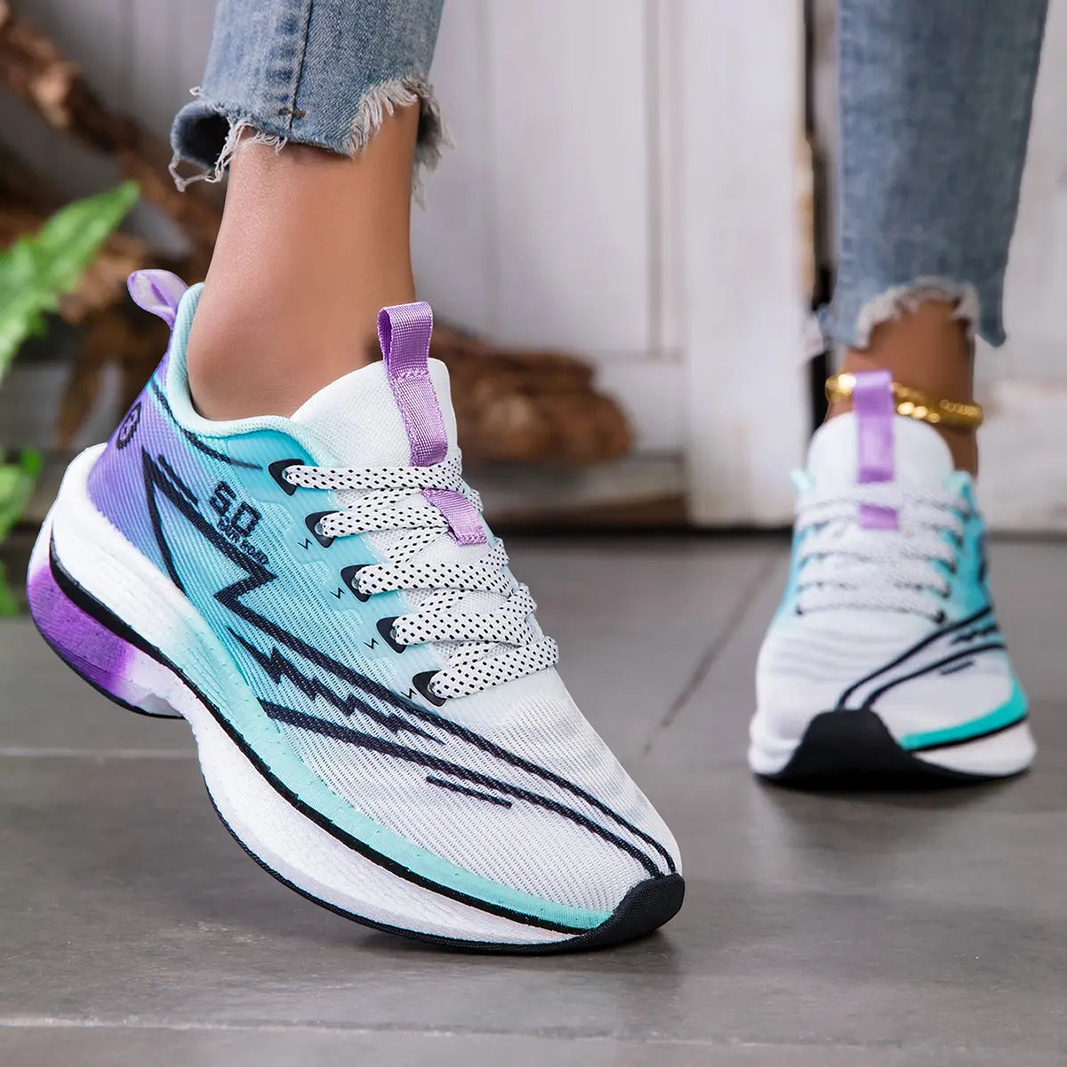 Ubetif 2026 Lightweight Running Shoes – Breathable Mesh Sport Sneakers for Men & Women