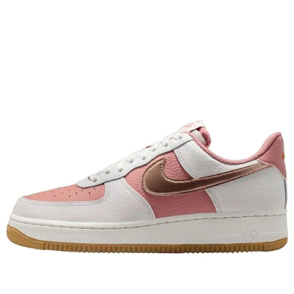 Nike Air Force 1 Low '07 SE Women's Sneakers | Rust Pink & Metallic Red Bronze Casual Shoes